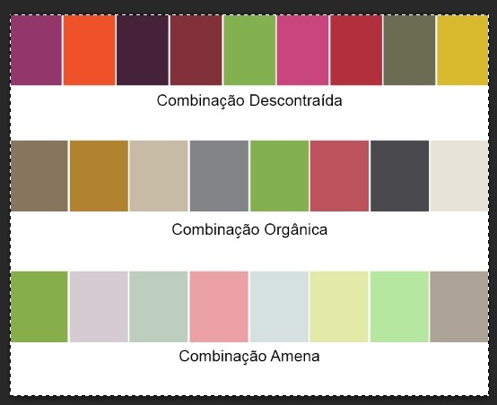 Combinação de cores